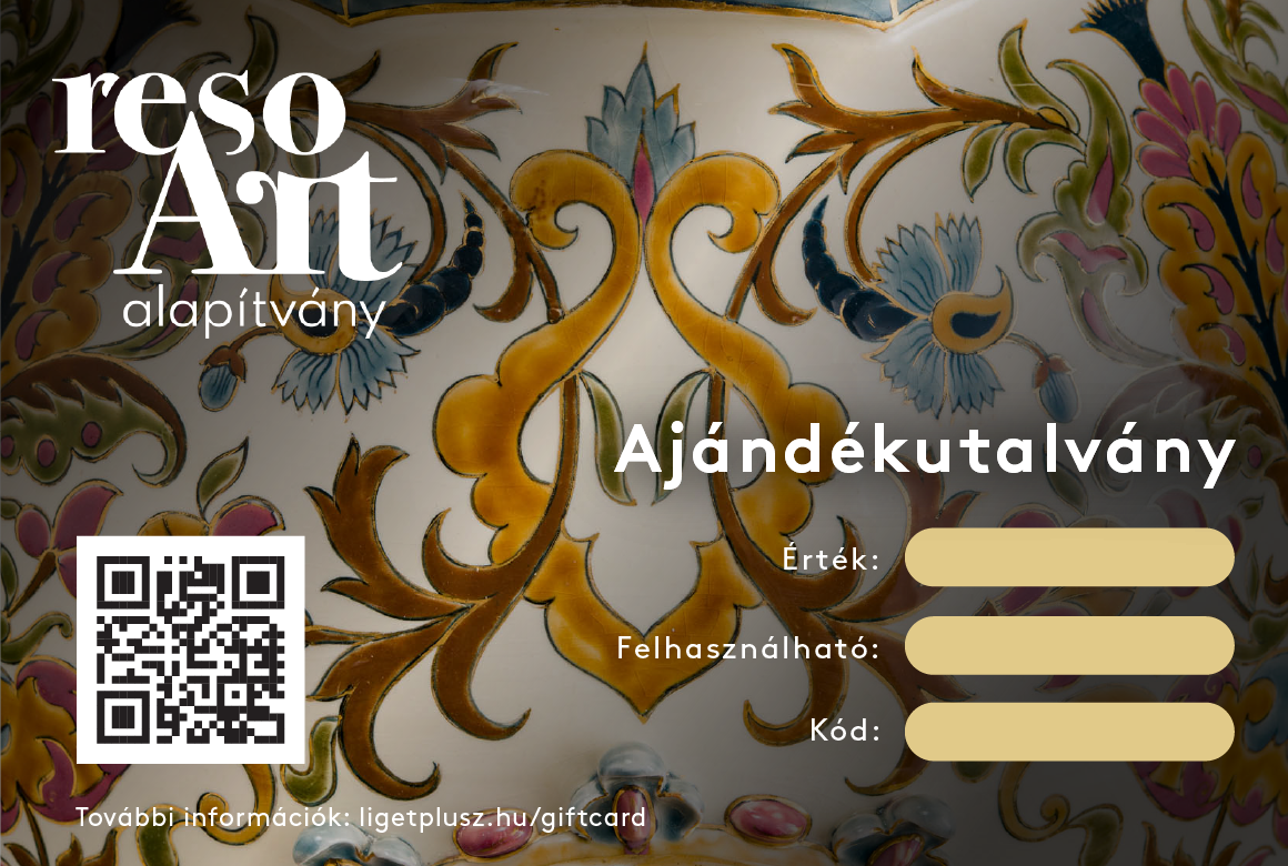 ResoArt ajándékutalvány – kulturális élmények ajándékba ResoArt ajándékutalvány – szecessziós mintás utalvány a ResoArt Villa programjaira